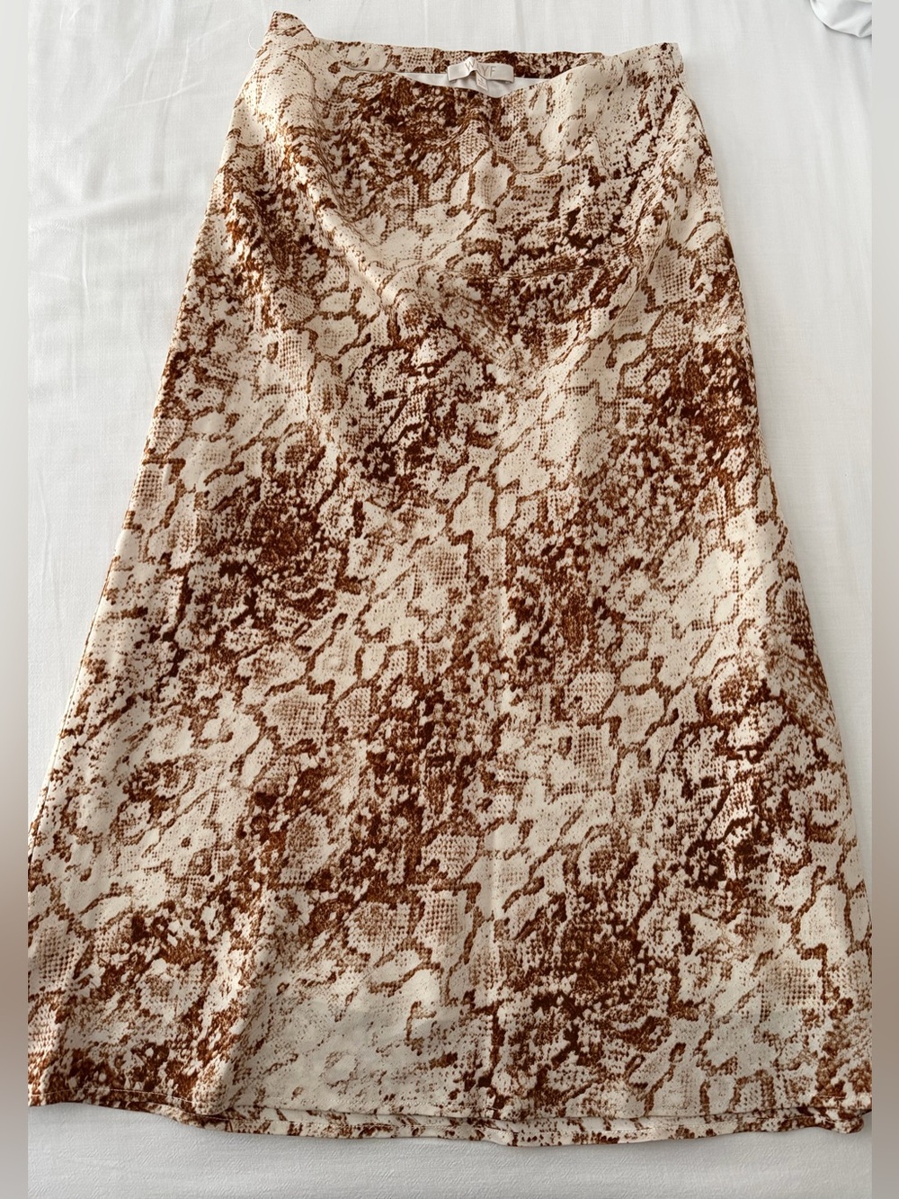 Wayf Women's Snake Printed A-Line Skirt
